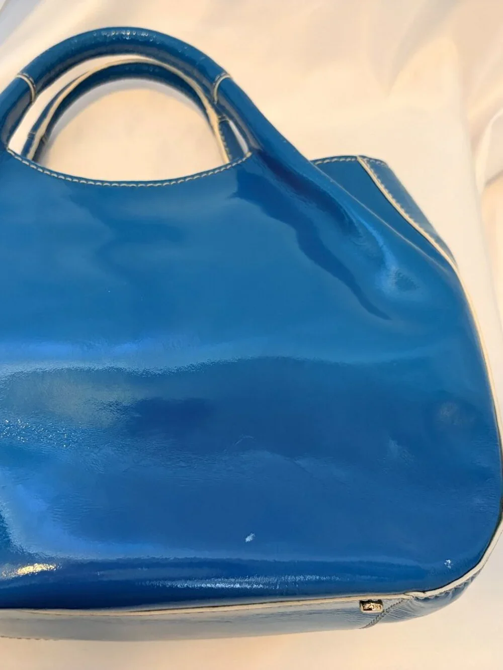 Kate Spade New York Pretty Penny Treesh satchel Lazuli (a vibrant blue)